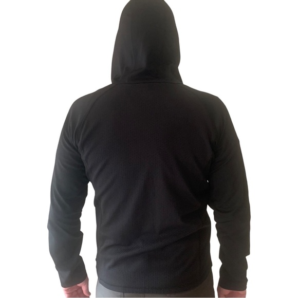 COLUMBIA Titanium Full Zip Black Hooded Jacket Stretch Athletic Size Large - Picture 5 of 16